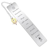 Belillpipi Metall Lesezeichen Geschenk für Frauen Freundin, Geschenk Muttertag Geschenke für Freunde, Inspirational Geschenk für Liebhaber Freunde Kollegen, Beste Freundin Geburtstag Geschenke