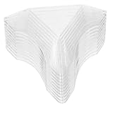 Warmhm 30 Stück Zauberwürfelbasis Stand Puzzle Anzeige Mini Würfelständer Plastik Transparent
