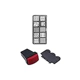 Praktisch und attraktiv: Nagelkunst, Maniküre, Stempelschablone, Schaber-Set, DIY-Nagelwerkzeug.
