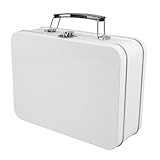 CONGARTENO Metal Lunchbox Klein mit Schloss und Klappdeckel Vintage Tinplate Brotdose für Schule Arbeit Wandern und Picknick Tragbarer Metallbehälter für Erwachsene und Robuste Leicht zu