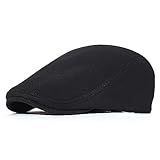 Herren Schiebermütze Baumwolle Barett Cap Schirmmütze Flatcap Baskenmütze Newsboy Cap Entenschnabel Driving Cabbie Jagd Kappen