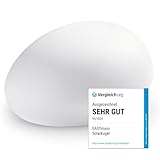 EASYmaxx Solar-Deko-Stein 40x30x16 cm IP67 | Gartenleuchte Deko-Stein mit LED Beleuchtung und Farbwechsel | Moderne Außen-Garten-Lampe, Dekoleuchte | Witterungsbeständig IP67, Fernbedienung