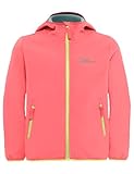 Jack Wolfskin Unisex Kinder Fourwinds Jacket Kids, Sunset Coral, 140
