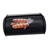HEALEEP 1Stück Kleiner Metall Brotkasten mit Bambusdeckel Vielseitige Aufbewahrungsbox für Brot Kekse und Kompakte und Tragbare Schützt vor Feuchtigkeit und Hält Frisch