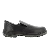 SAFETY JOGGER S3 Sicherheitsschuhe Herren mit Stahlkappe – X0600 - Rutschfester Arbeitsschuh für Damen, hochwertiger Leder Sicherheitsclog mit Stahlzwischensohle, Wasserdichtes, Schwarz, EU 42