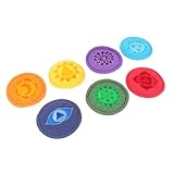 JOINPAYA 7 Stück Stoffartefakte Gebetsschale Klangschalenkissen Matten Für Buddhistische Ritualinstrumente Schüssel Runde Matten Buddhismus Produkte Klangschale Stoffmatte Klangschalenmatte