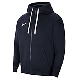 Nike Herren M Nk Flc Park20 Fz Hoodie Und Reißverschluss -Sweatshirt, Obsidian/White/White, XL EU