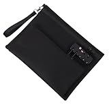 Sicherer Geldbeutel - Doppelschichtiger Geldbeutel mit Schloss | Für Registerkasse, modische Nutzung, gesichert für Pässe, Frauen, Notarbedarf, Bank, Reise und tägliche Organisation