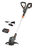 Gardena Akku-Trimmer ComfortCut 23/18V P4A Ready-To-Use Set: Rasentrimmer mit 230 mm Schnittkreis, Teleskopstiel und schwenkbarer Trimmerkopf, inkl. 18V P4A Akku (14701-20)