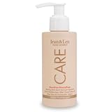 Jean & Len After Shave Lotion Aloe Vera & Süßmandelöl, mildert rasurbedingte Hautirritationen, beruhigt gereizte Haut, After Care nach der Rasur, ohne Parabene & Silikone, 145 ml