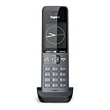 Gigaset COMFORT 520HX – DECT-Mobilteil mit Ladeschale – Elegantes Schnurloses Telefon für Router und DECT-Basis – Fritzbox-kompatibel, beste Audioqualität mit Freisprechfunktion, titanium-schwarz