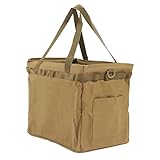 FUWE Campingtasche, Faltbare Werkzeugtasche mit großem Fassungsvermögen für Grillbesteck (Khaki)