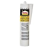 Acryl Dichtstoff Weiß 310ml – für Fugen & Wandanschlüsse an Fenstern, Türen, Treppen – Innen & Außen – Überstreichbar (1 x 310ml)