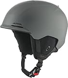 Alpina Unisex – Erwachsene BRIX Skihelm, Midnight-Grey matt, 55-59