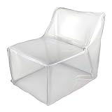 Stofftier-Sitzsack-Aufbewahrung, transparenter Plüschtier-Sitzsack für Erwachsene, wasserdichter Plüschtier-Organizer für Couch, Sofa, Boden, Bett, Kinder, Kleinkinder, Lesen, Spielen, Entspannen