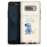 Panzer Handyhülle kompatibel mit Samsung Galaxy Note 8 robuste Outdoor Hülle Schutzhülle matt Lilo & Stitch Disney Offizielles Lizenzprodukt