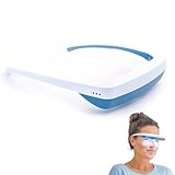 luminette 3 Lichttherapie-Brillen – Tragbare Happy Lamp – Natürliche Linderung für Schlafprobleme, saisonale Stimmungsstörungen und Jetlag – Tragbare Tageslichtlampe (Blau)