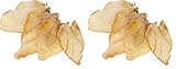 Kerbl Pet Rinderohren (200g/10 Stück, 100% natürliche Inhaltsstoffe, Langer Kau- und Knabberspaß) 84891 (Packung mit 2)