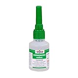 TOP2GLUE Sekundenkleber 50g medium Industriequalität ✓ Atomkleber ✓ Alleskleber ✓ Universalkleber ✓ Blitzkleber ✓ von Langlauf Schuhbedarf® (1 Flasche)