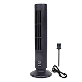 Elektrischer Turmventilator – Vertikaler Ventilator für Klimaanlage | Turmventilator für Klimaanlage – leiser Bodenventilator mit USB-Anschluss für Arbeitsbereich