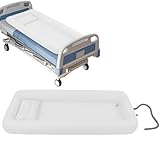 Tragbare Aufblasbare Badewanne Für Erwachsene Mit 130W Elektrischer Luftpumpe PVC Dusche Anti-Reflux-Düsen Komfortabel Baden Bett Für Senioren Behinderte Schwangere Duschwanne 195x90x20cm