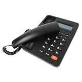 DIYEAH 1 Set Schnurgebundenes Telefon Tischtelefon Zur Befestigung Bürotelefon Kommerzielles Telefon Bürobedarf Wiederverwendbares Tischtelefon Schreibtischtelefon Tischtelefon