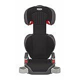 Graco Junior Maxi Kindersitz 15-36 kg, Kindersitzgruppe 2/3, Kindersitzerhöhung, 4 bis 12 Jahre, Armlehnen und Kopfstütze höhenverstellbar, leicht, mit Getränkehalter, 1 Stück (1er Pack), schwarz