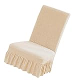 Oxtxuzdm Hohe Dehnbare Wasserbeständige Stuhlschonungen Für Verschiedene Stühle Einfache Setups Jacquards Fleece Cover Für Home Hotel Elastics Stuhl Slip Cover