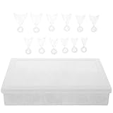 LIFKOME 600 Stück Extra Kurze Mandelform Nagelspitzen Transparente Halbmatte Acryl Press On Nägel Künstliche Fingernägel für Selbstgemacht Nagelverlängerung und Nagelstudio