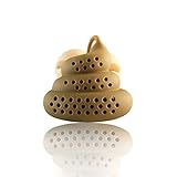 Teefilter aus Silikon für losen Tee, Teesieb in Form eines Kackhaufens, Geschenk zum Tag der Unschuldigen Gadgets, kreatives Teesieb Delr