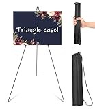 Künstler Staffelei Stand,160cm Verstellbares Stativ Tisch Kunst Leinwand Malerei Display,Tragbar faltbar,Staffelei Ständer für Hochzeitsschild,Poster, Malerei,Schwarz