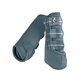 Eskadron Gamaschen Dressurgamaschen Beinschutz Pro Dressage vorne Classic Sports, Größe:Warmblut (Full), Farbe:Steel Blue