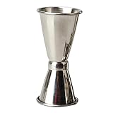 OFFSCH 4 Unzen Tasse bar zubehör barzubehör kolodialesilber cocktail jigger kneipen zubehör bar accessories kolodiales silber Silberfarben messbecher oz Tasse wein messgerät Silver