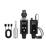Knoruley UHF Stereo Wireless Monitor System Tragbare Wireless Echtzeit-Ohrhörer für die Probe der Singer Band