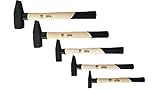 Schlosserhammer Hammer Hämmer 100/200/300/800/1000g Set 5tlg Hammerset