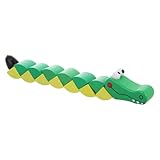Garneck Hölzernes Krokodil drehendes Holzspielzeug Lernspielzeug aus Holz für Lernen Aktivitätsblöcke für Drehbares Bauspielzeug Puzzle-