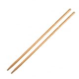 2 STK. Laubrechenstiel ∅ 28mm (150 cm) Holzstiel Gerätestiel aus Holz, Werkzeugstiel, Stiel für Besen oder Gartengeräte, Besenstiel für Garten oder Zuhause, 150cm Besenstiel Gerätestiel ohne Gewinde