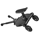 ERINGOGO 1Stück Kinderwagenaufsatz Pedal Für Kinderwagen Schwarzes Zubehör Für Zusätzliche Sitzgelegenheit Und Komfort Beim Schieben Von Junge Mädchen Und Kleinkindern