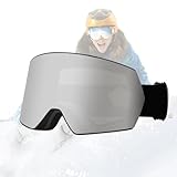 Ski -Snowboardbrille | Windproofes Doppelschicht-Anti-Fog-Schneebrille für Kinder, Jugendliche, Mädchen, Männer und Frauen, langlebige Wintersport-Brillen für klare Sicht und Schutz an den Hän