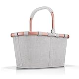 reisenthel carrybag twist sky rose– Stabiler Einkaufskorb mit viel Stauraum und praktischer Innentasche – Elegantes und wasserabweisendes Design