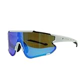Surf Monkey Sport-Sonnenbrille für Herren und Damen, polarisierte Gläser TR90, leichte Brille für Fahrrad und Outdoor-Sport (Blau)