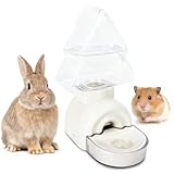 Nobleza 520ml Kaninchentränke, Großer Wasserspender mit Kiefern-Design, Stehend & Hängend Nagertränke, Trinkflasche für Kaninchen & Hamster