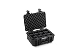 B&W Transportkoffer Outdoor - Typ 4000 Schwarz - mit variabler Facheinteilung - wasserdicht nach IP67 Zertifizierung, staubdicht, bruchsicher und unverwüstlich