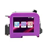 JHXHFJXZ Tragbarer Mini-Handetikettendrucker, Produktionsdatum, QR-Code, Flaschenverschlussverpackung, lichtechte Codiermaschine Breites Druckmaterial(Printer-1 Ink)