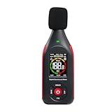 Dezibel Meter Schallpegelmesser Professionelle Schallpegel Leser Detektor 30dB bis 130dB MAX Data Hold, Lärm-Monitor Digital SPL dB Meter mit Alarm, Data Record & Rechargeable Funktion