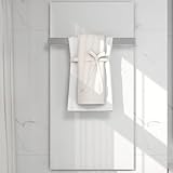 QH-GD White Series Glas-Infrarotpaneel 60 x 120 cm – 700 Watt für effizientes und stilvolles Heizen, energieeffizient, IP65, Wand- oder Deckenmontage, geeignet für Badezimmer und Wohnbereich