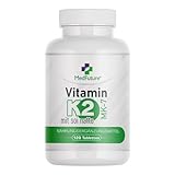 Vitamin K2 MK-7 100 µg – 120 Tabletten – Hochdosiertes K2 Vitamin als Menaquinon-7 – Premium Vitamin K Tabletten