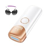 IPL Geräte Haarentfernung Laser mit Kühlfunktion, MAX 19.8J, 999.900 Lichtimpulse, 9 Energiestufen, Schmerzfreie IPL Haarentfernungsgerät für Frauen, Männer, Achseln, Bikini, Beine, Körper, Weiß