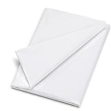 Wamkon 100 x 200 cm breit Bügelvlies, Weiß aufbügelbare Vlies Einlagestoff in Leichter Stärke (30g/m²) zum Nähen, Quilten, Basteln, Schneidern