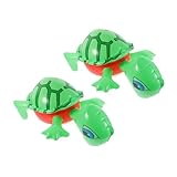 Vaguelly 2Stücke Aufblasbare Schildkröte Ballon Party Deko PVC Poolspielzeug Für Leicht Zu Transportieren Für Geburtstagsfeiern Und Wasserspaß Einfach Aufblasen Und Verstauen